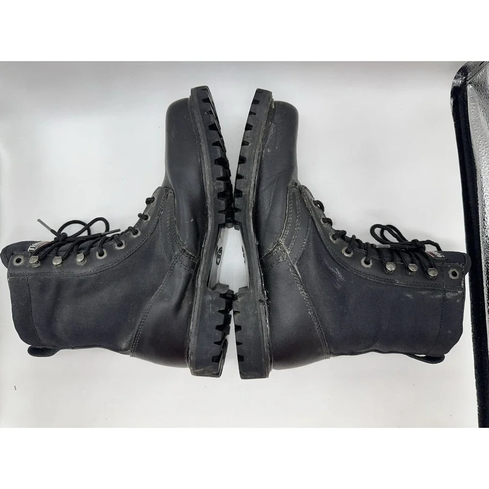 Vtg Sears Fieldmaster 86923 Insulated Combat Boots Hex Shaped Eyelets Men's 9D